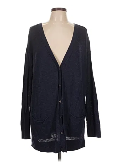 Pre-owned Gap Cardigan Sweater In Blue