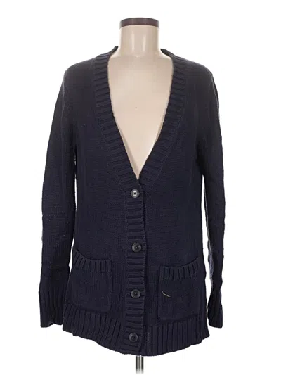 Pre-owned Gap Cardigan Sweater In Blue