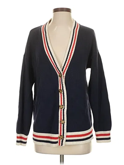 Pre-owned Gap Cardigan Sweater In Blue