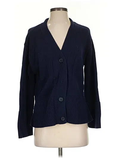 Pre-owned Gap Cardigan Sweater In Blue
