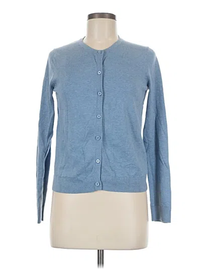 Pre-owned Gap Cardigan Sweater In Blue