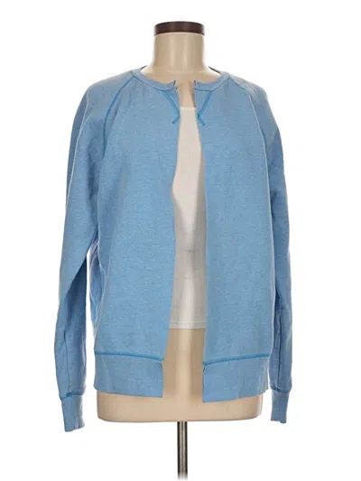 Pre-owned Gap Cardigan Sweater In Blue