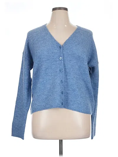 Pre-owned Gap Cardigan Sweater In Blue