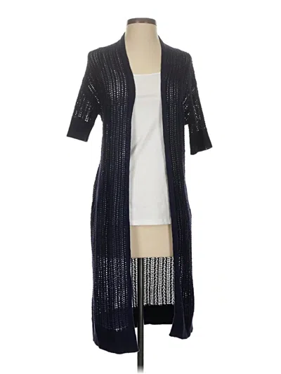 Pre-owned Gap Cardigan Sweater In Blue