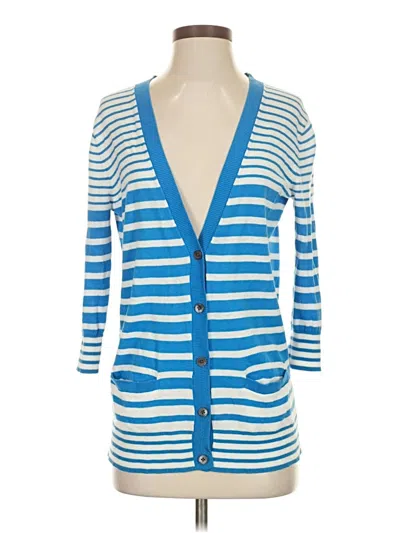 Pre-owned Gap Cardigan Sweater In Blue