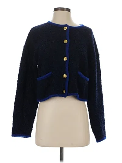 Pre-owned Gap Cardigan Sweater In Blue