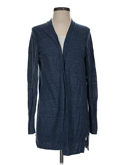 Pre-owned Gap Cardigan Sweater In Blue