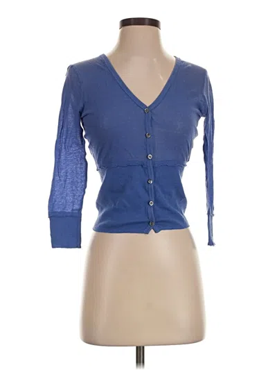 Pre-owned Gap Cardigan Sweater In Blue