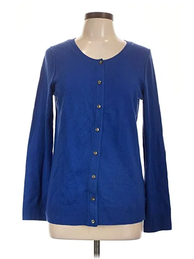 Pre-owned Gap Cardigan Sweater In Blue