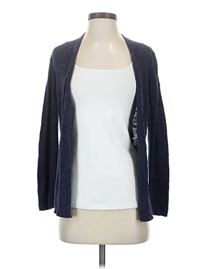 Pre-owned Gap Cardigan Sweater In Blue