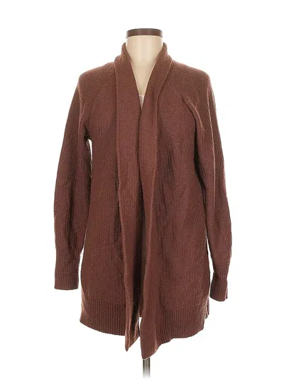 Pre-owned Gap Cardigan Sweater In Brown