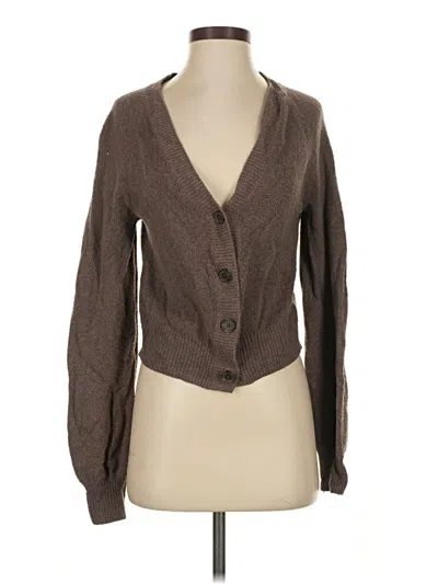 Pre-owned Gap Cardigan Sweater In Brown