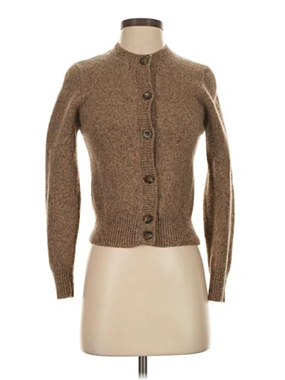 Pre-owned Gap Cardigan Sweater In Brown