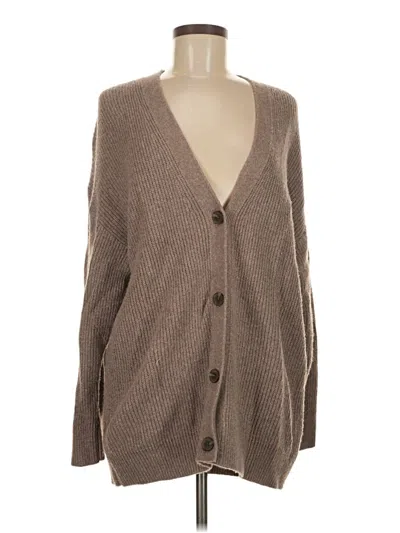 Pre-owned Gap Cardigan Sweater In Brown