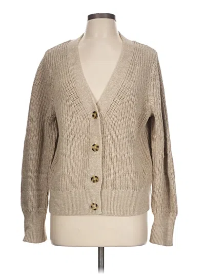 Pre-owned Gap Cardigan Sweater In Brown