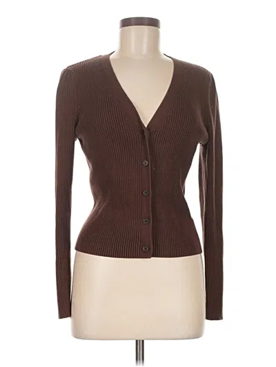 Pre-owned Gap Cardigan Sweater In Brown