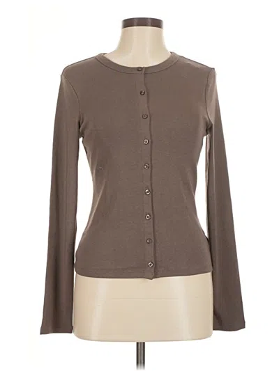 Pre-owned Gap Cardigan Sweater In Brown