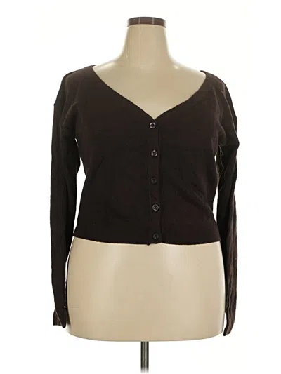 Pre-owned Gap Cardigan Sweater In Brown