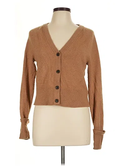 Pre-owned Gap Cardigan Sweater In Brown