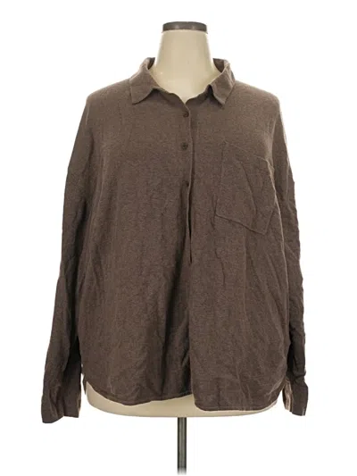 Pre-owned Gap Cardigan Sweater In Brown