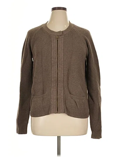 Pre-owned Gap Cardigan Sweater In Brown