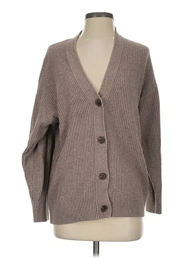 Pre-owned Gap Cardigan Sweater In Brown