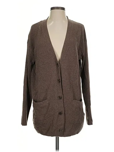 Pre-owned Gap Cardigan Sweater In Brown