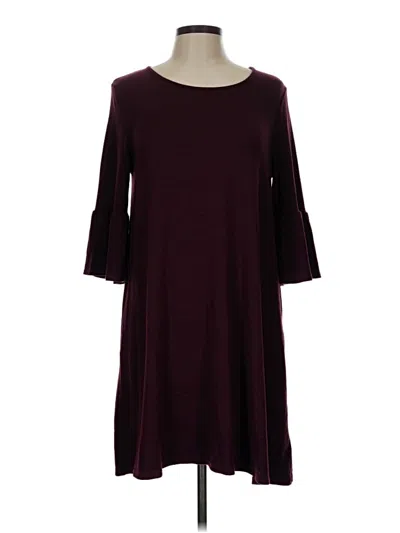 Pre-owned Gap Cardigan Sweater In Burgundy