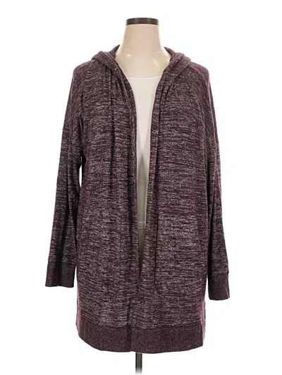 Pre-owned Gap Cardigan Sweater In Burgundy