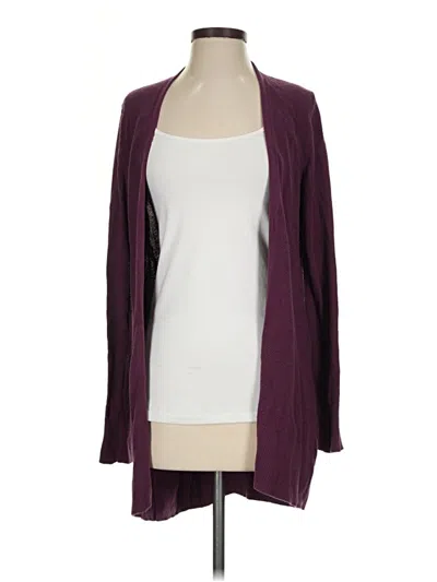 Pre-owned Gap Cardigan Sweater In Burgundy