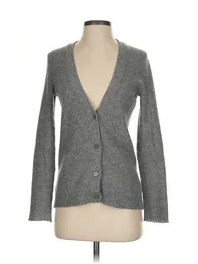 Pre-owned Gap Cardigan Sweater In Gray