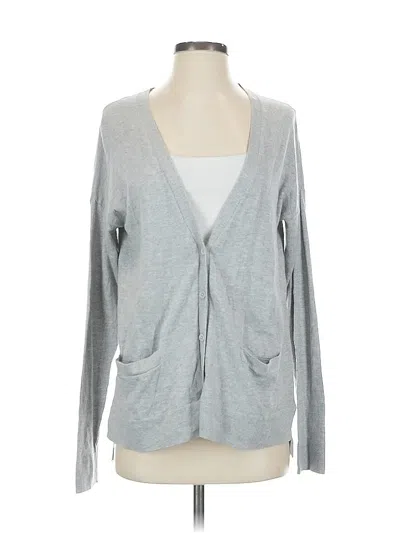 Pre-owned Gap Cardigan Sweater In Gray