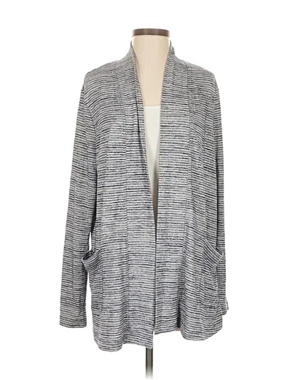 Pre-owned Gap Cardigan Sweater In Gray