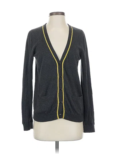 Pre-owned Gap Cardigan Sweater In Gray