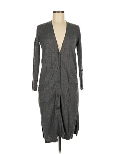 Pre-owned Gap Cardigan Sweater In Gray
