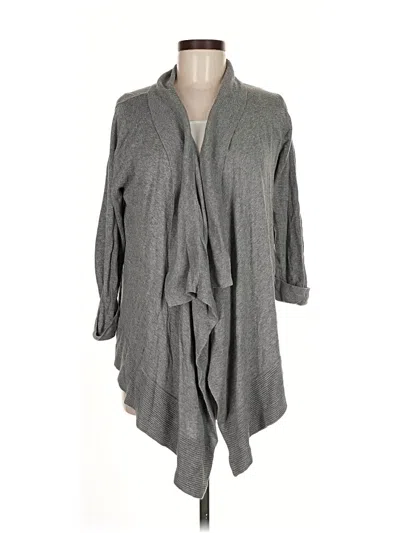 Pre-owned Gap Cardigan Sweater In Gray