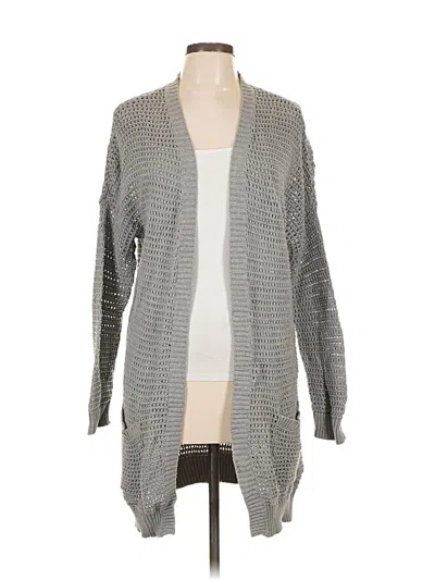 Pre-owned Gap Cardigan Sweater In Gray