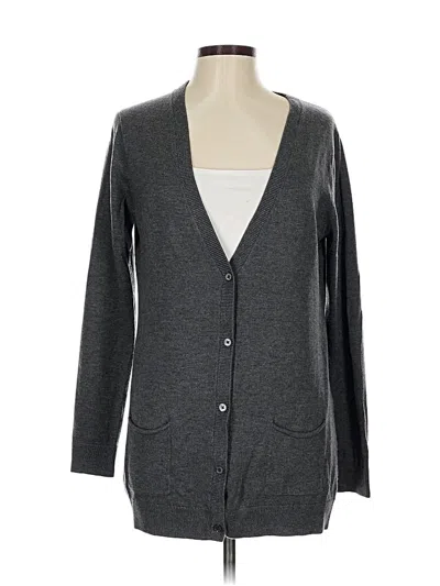 Pre-owned Gap Cardigan Sweater In Gray