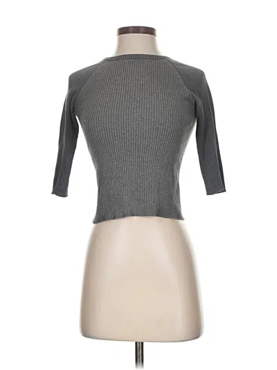 Pre-owned Gap Cardigan Sweater In Gray