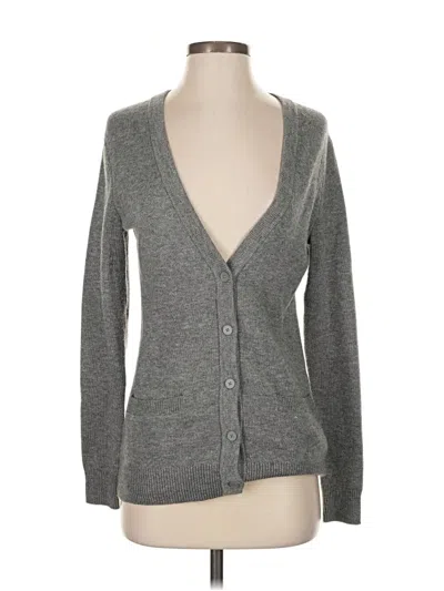 Pre-owned Gap Cardigan Sweater In Gray