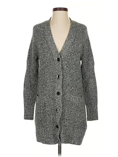 Pre-owned Gap Cardigan Sweater In Gray