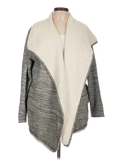 Pre-owned Gap Cardigan Sweater In Gray