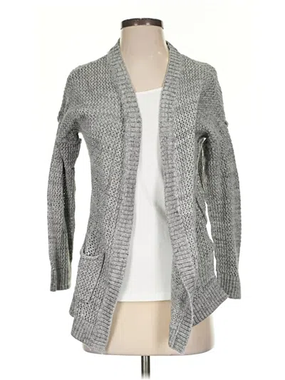 Pre-owned Gap Cardigan Sweater In Gray