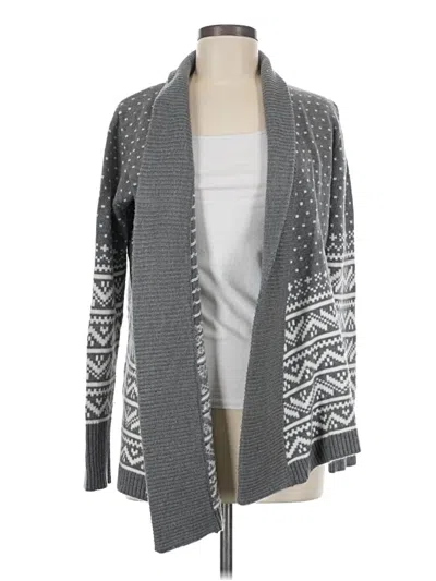 Pre-owned Gap Cardigan Sweater In Gray