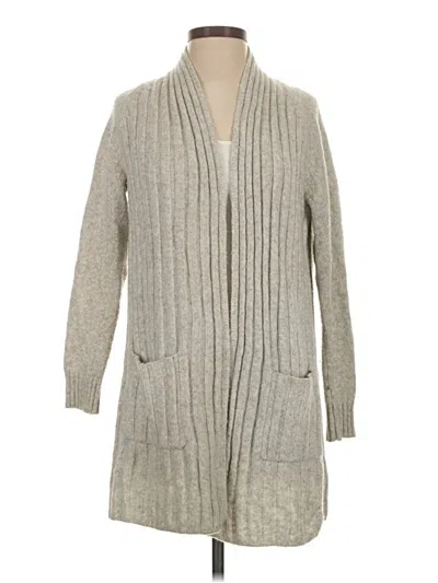Pre-owned Gap Cardigan Sweater In Gray