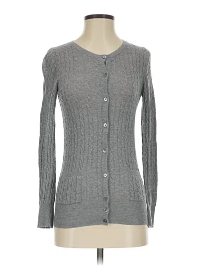 Pre-owned Gap Cardigan Sweater In Gray