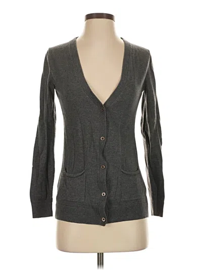 Pre-owned Gap Cardigan Sweater In Gray