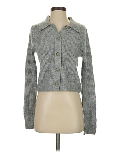 Pre-owned Gap Cardigan Sweater In Gray