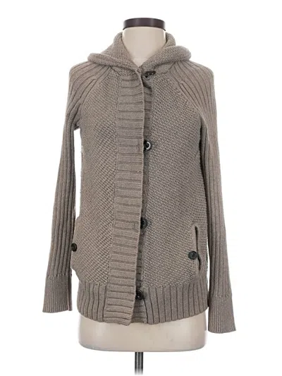 Pre-owned Gap Cardigan Sweater In Gray