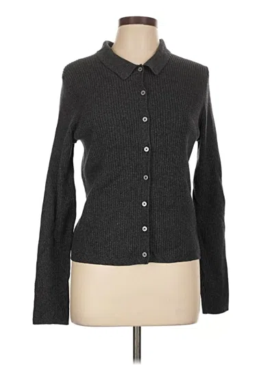 Pre-owned Gap Cardigan Sweater In Gray